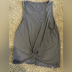 sporty grey crop top from lulu